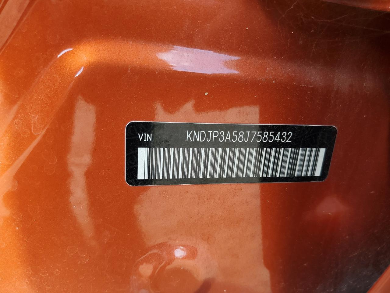 2018 Kia Soul + VIN: KNDJP3A58J7585432 Lot: 82054345