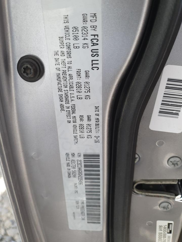 2016 Chrysler 300 Limited VIN: 2C3CCAAG0GH235496 Lot: 80209885