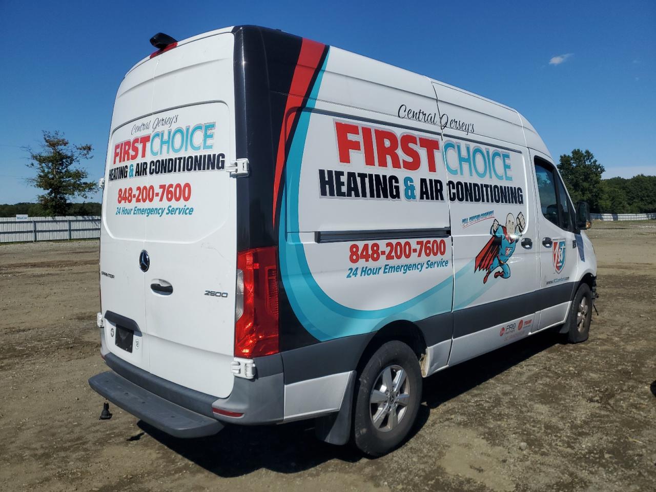 2022 Mercedes-Benz Sprinter 2500 VIN: W1Y4DBHY2NT094282 Lot: 72050985