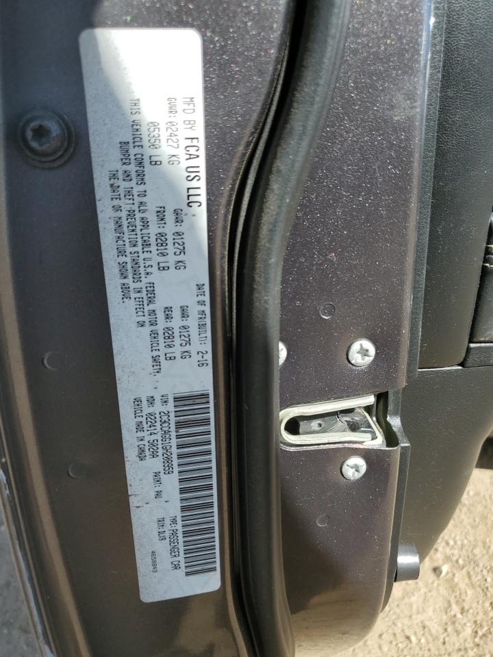 2016 Chrysler 300 S VIN: 2C3CCAGG1GH208959 Lot: 81146485