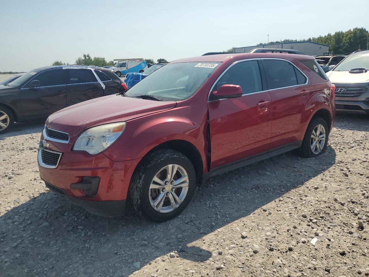2GNALBEK7E6217617 CHEVROLET EQUINOX 2014 RED Photo 1