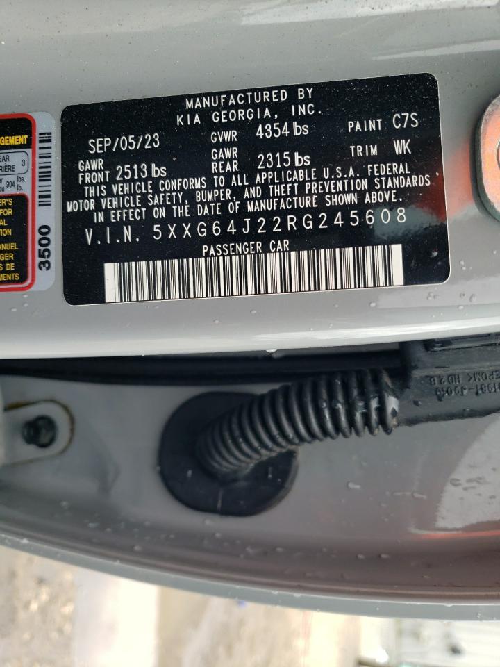 2024 Kia K5 Gt Line VIN: 5XXG64J22RG245608 Lot: 84767445