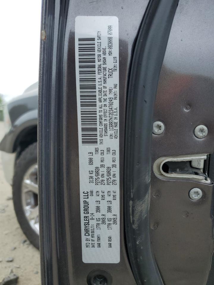 2014 Ram 1500 Laramie VIN: 1C6RR7NT2ES470249 Lot: 72072245