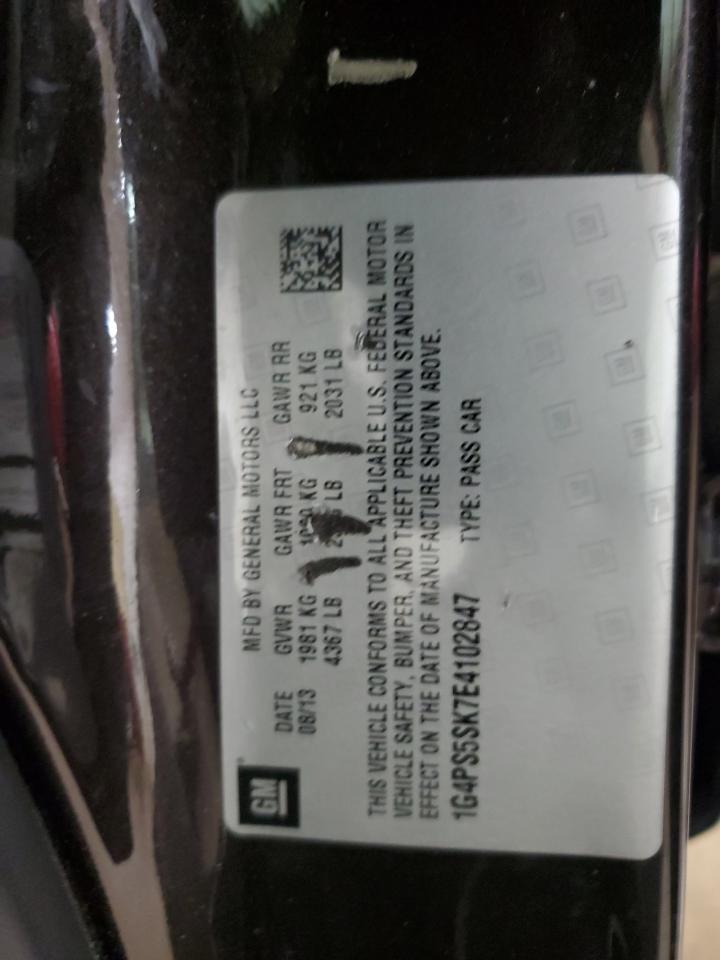 2014 Buick Verano VIN: 1G4PS5SK7E4102847 Lot: 80831045