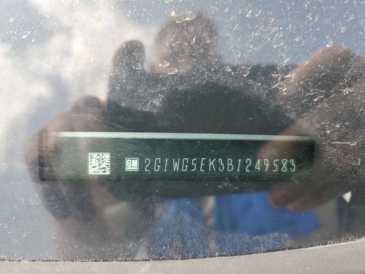 2011 Chevrolet Impala Lt VIN: 2G1WG5EK3B1249583 Lot: 81767275