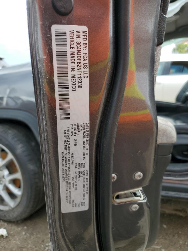 2022 Jeep Compass Latitude Lux VIN: 3C4NJDFB2NT112330 Lot: 80249355