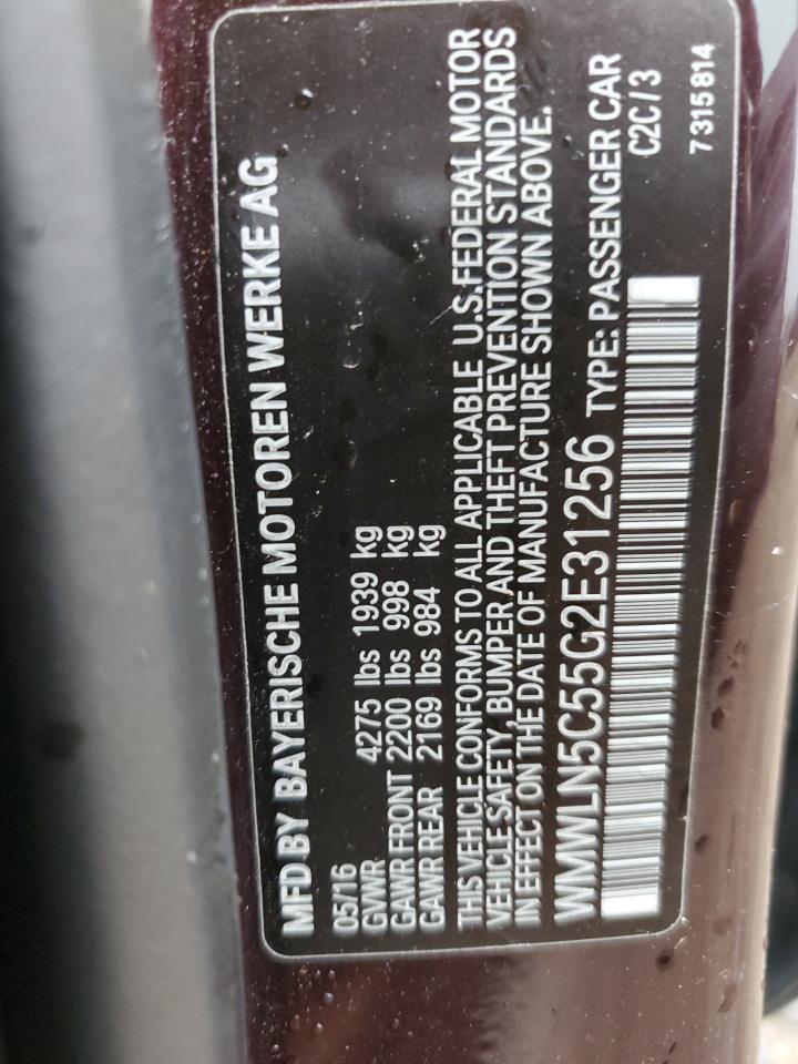 2016 Mini Cooper Clubman VIN: WMWLN5C55G2E31256 Lot: 80650695