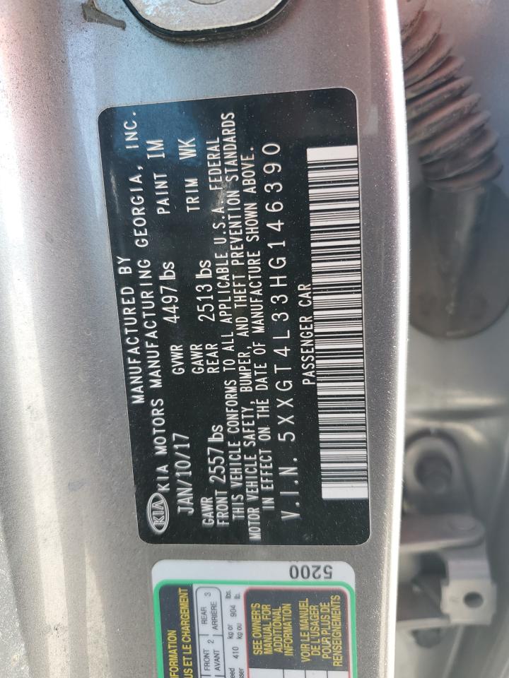 2017 Kia Optima Lx VIN: 5XXGT4L33HG146390 Lot: 80569825