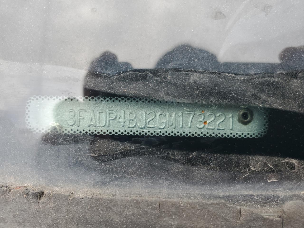 2016 Ford Fiesta Se VIN: 3FADP4BJ2GM173221 Lot: 83788535