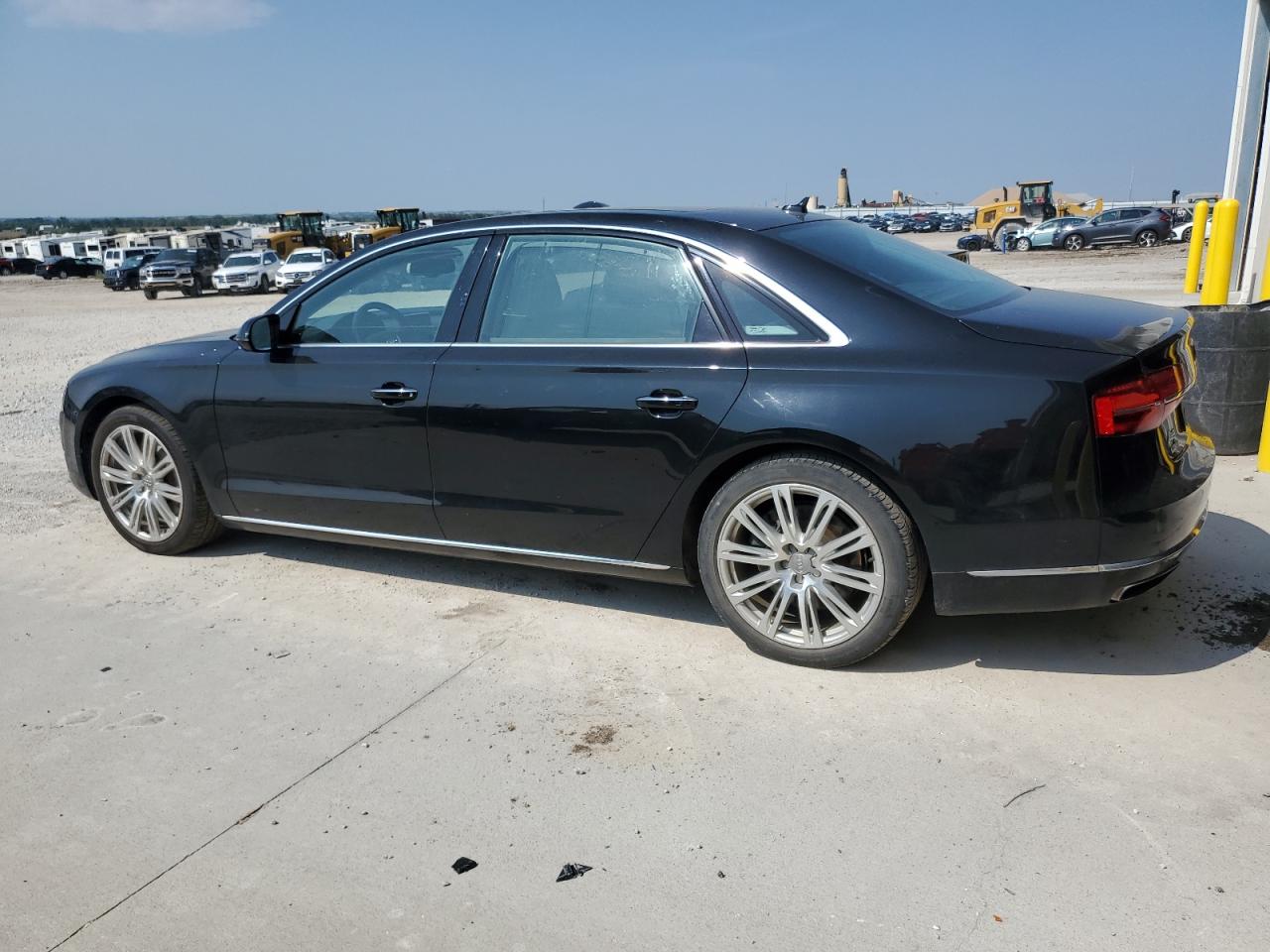 2015 Audi A8 L Quattro black null gas WAU32AFD1FN000654 photo #3