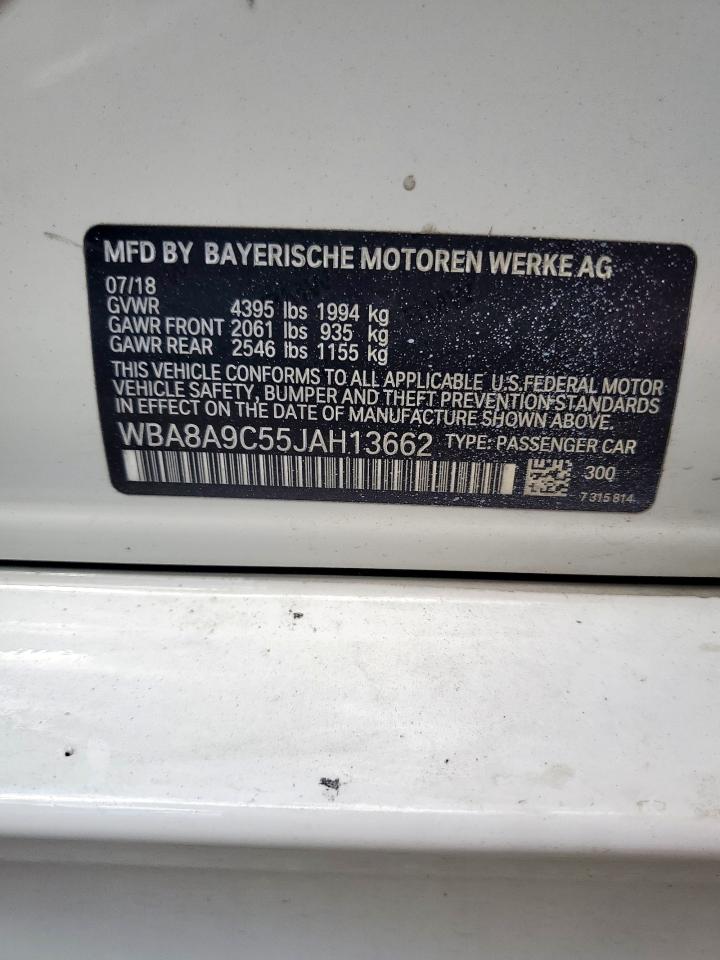 2018 BMW 320 I VIN: WBA8A9C55JAH13662 Lot: 81398495