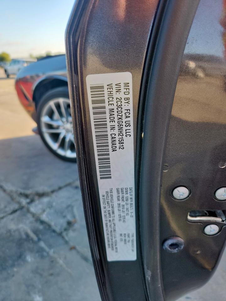 2022 Dodge Challenger Gt VIN: 2C3CDZKG6NH215812 Lot: 82091815