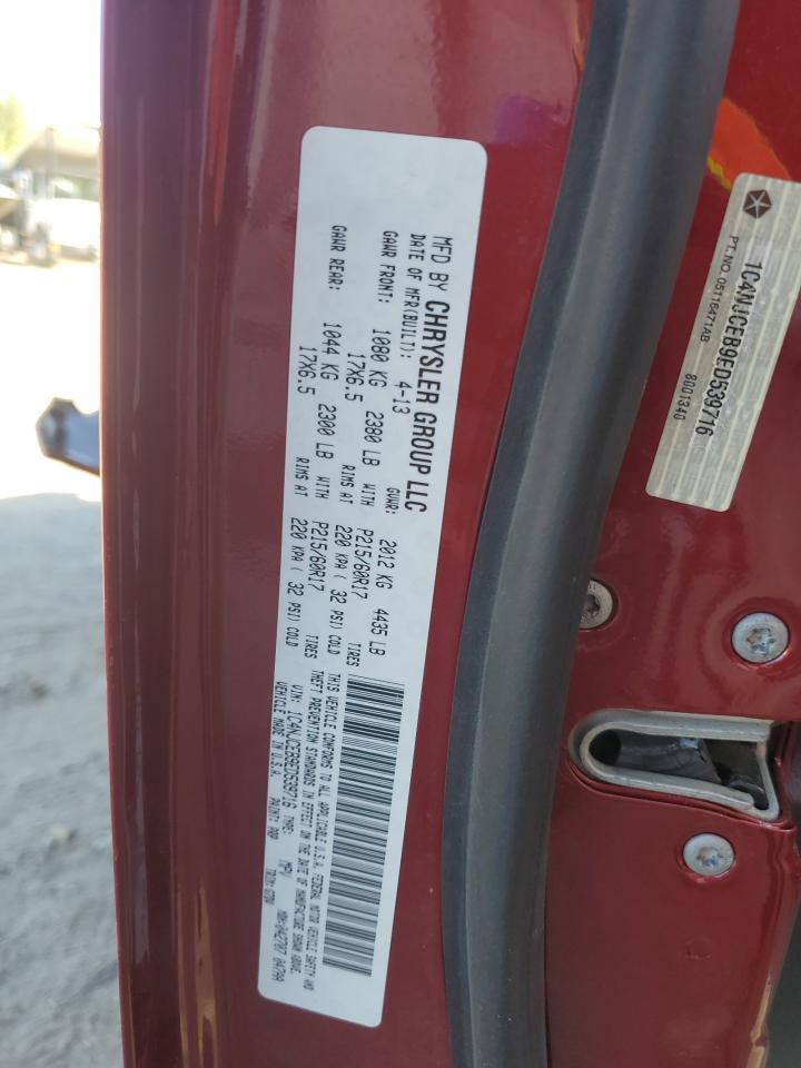 2014 Jeep Compass Latitude VIN: 1C4NJCEB9ED539716 Lot: 84355175