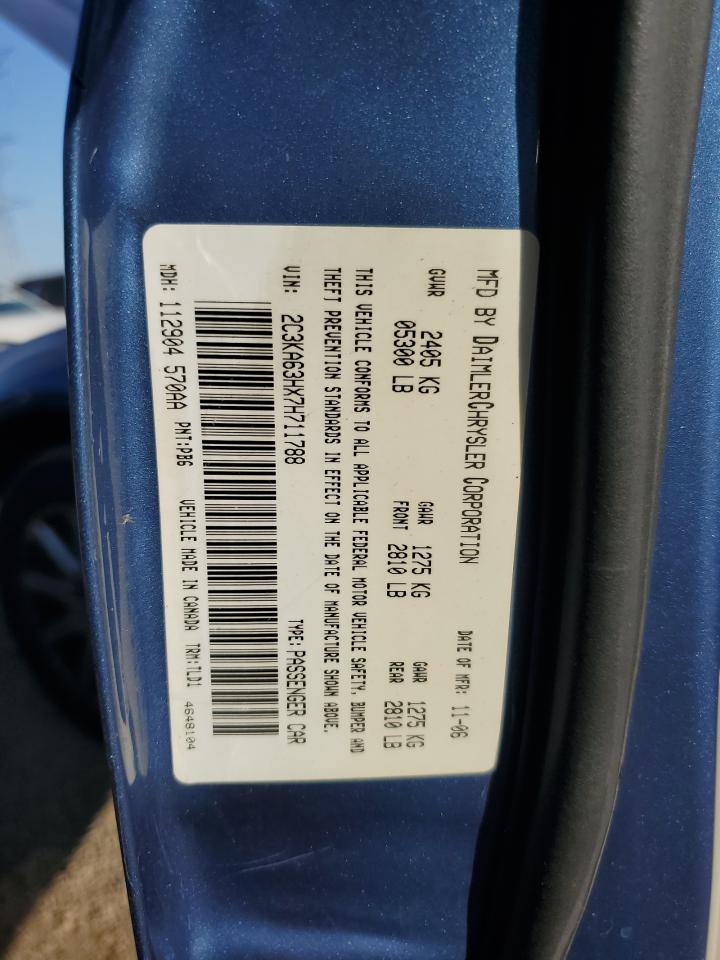 2007 Chrysler 300C VIN: 2C3KA63HX7H711788 Lot: 80717355