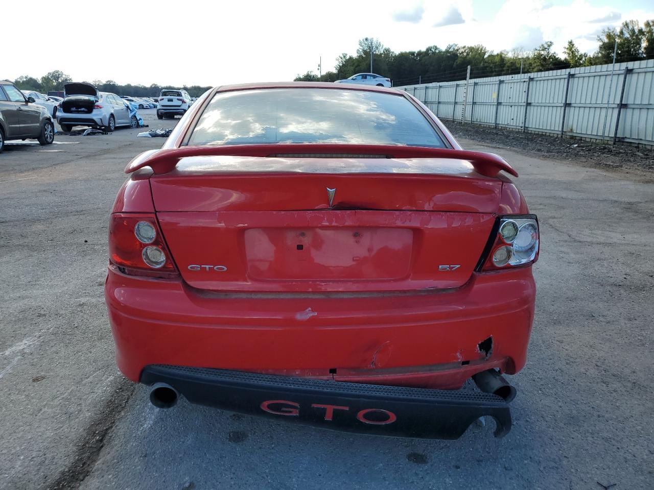 2004 Pontiac Gto VIN: 6G2VX12G84L256657 Lot: 84278105