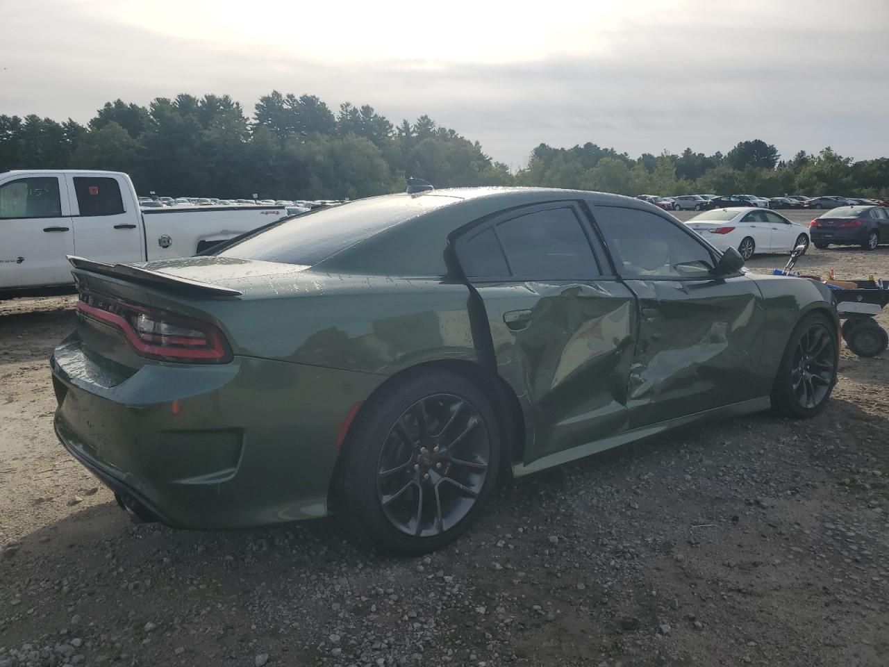 2020 Dodge Charger Scat Pack green null gas 2C3CDXGJ5LH177320 photo #4