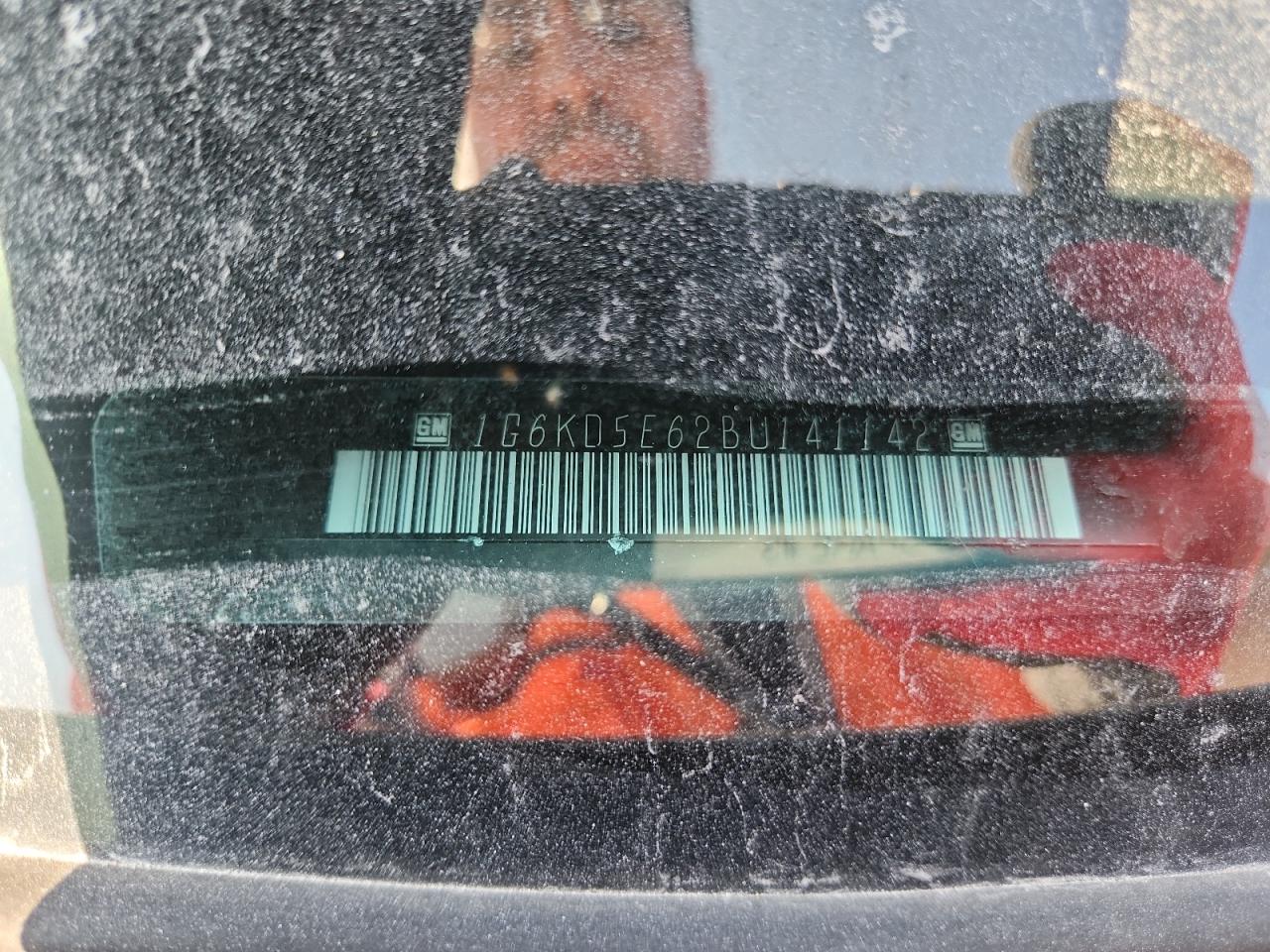 2011 Cadillac Dts Luxury Collection VIN: 1G6KD5E62BU141142 Lot: 82099355