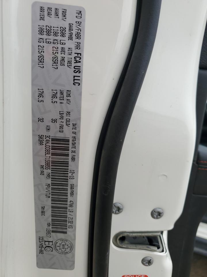 2020 Jeep Compass Trailhawk VIN: 3C4NJDDB9LT159855 Lot: 84601325