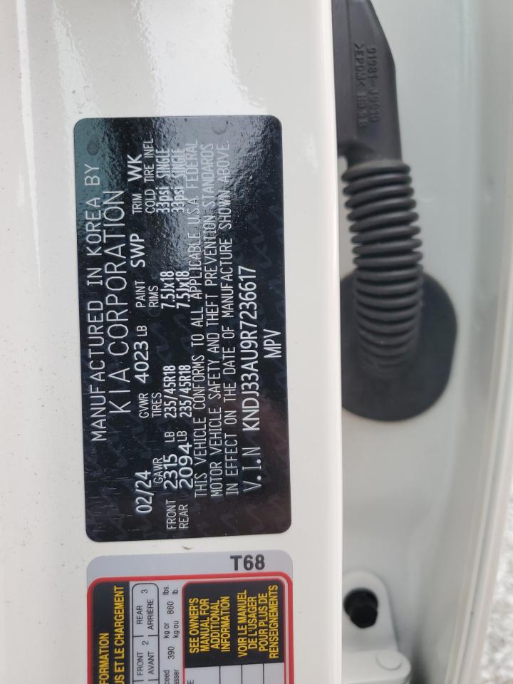 2024 Kia Soul Ex VIN: KNDJ33AU9R7236617 Lot: 81114895