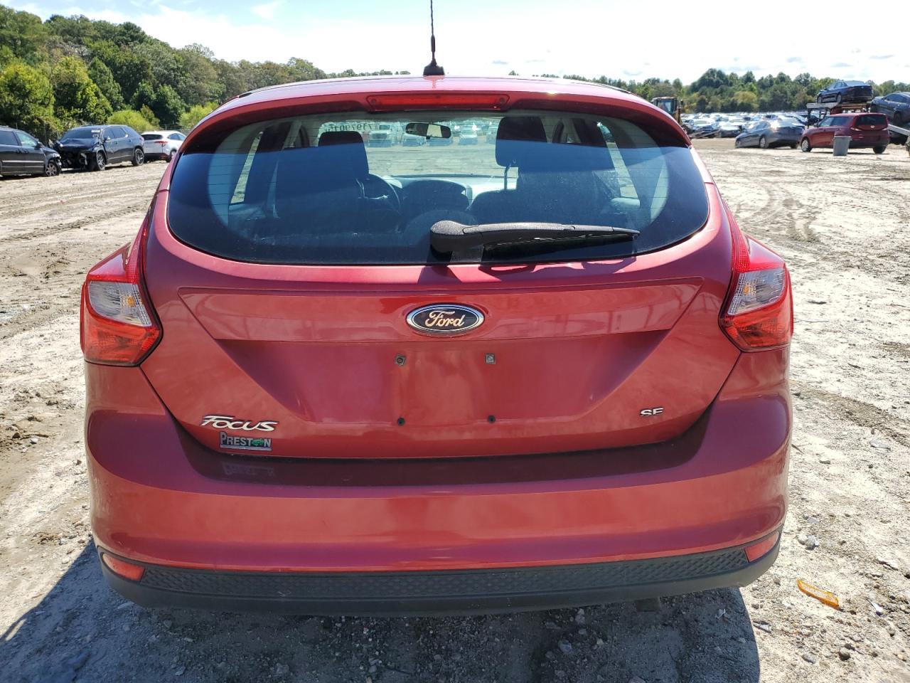 2012 Ford Focus Se VIN: 1FAHP3K24CL309316 Lot: 71979015