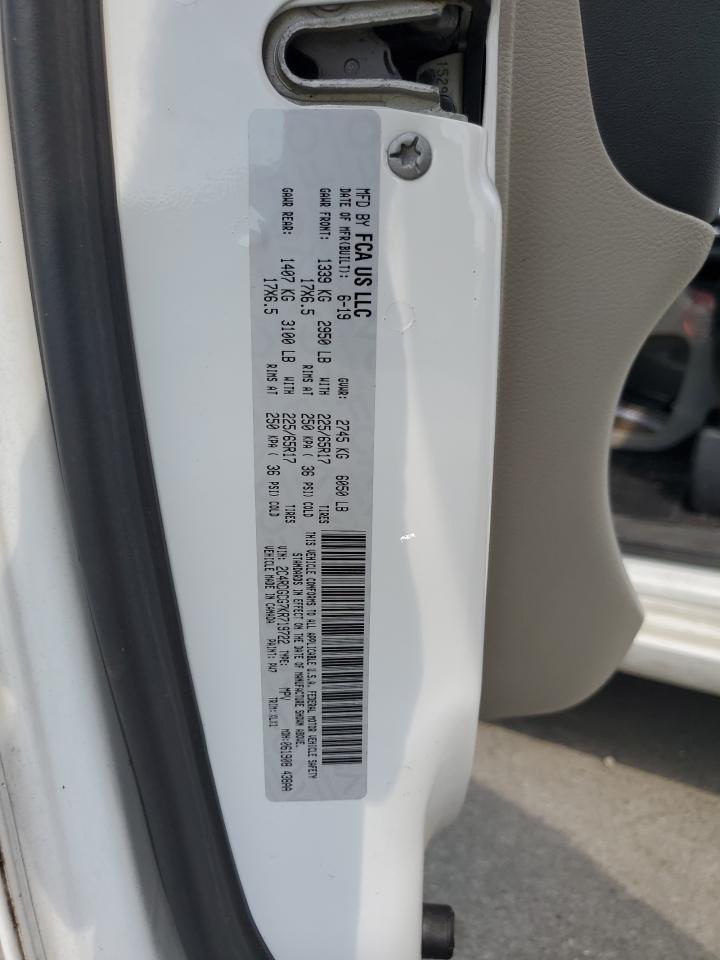 2019 Dodge Grand Caravan Sxt VIN: 2C4RDGCG7KR719722 Lot: 81640765