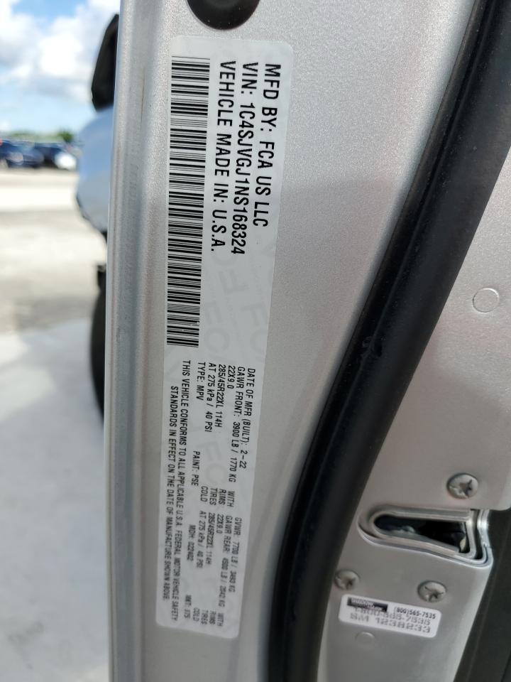 2022 Jeep Grand Wagoneer Series Iii VIN: 1C4SJVGJ1NS168324 Lot: 81787855