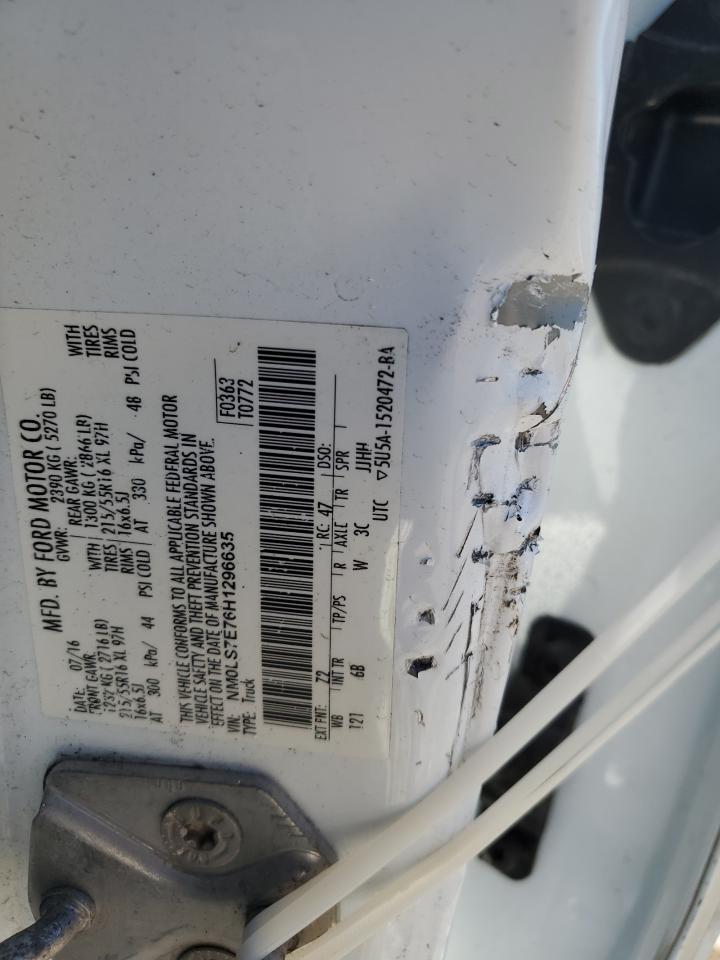 2017 Ford Transit Connect Xl VIN: NM0LS7E76H1296635 Lot: 84256095