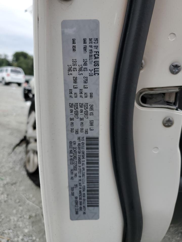 2018 Dodge Journey Se VIN: 3C4PDCAB2JT275832 Lot: 71405715