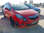 2012 VAUXHALL ZAFIRA EXCLUSIV for sale at Copart SANDY