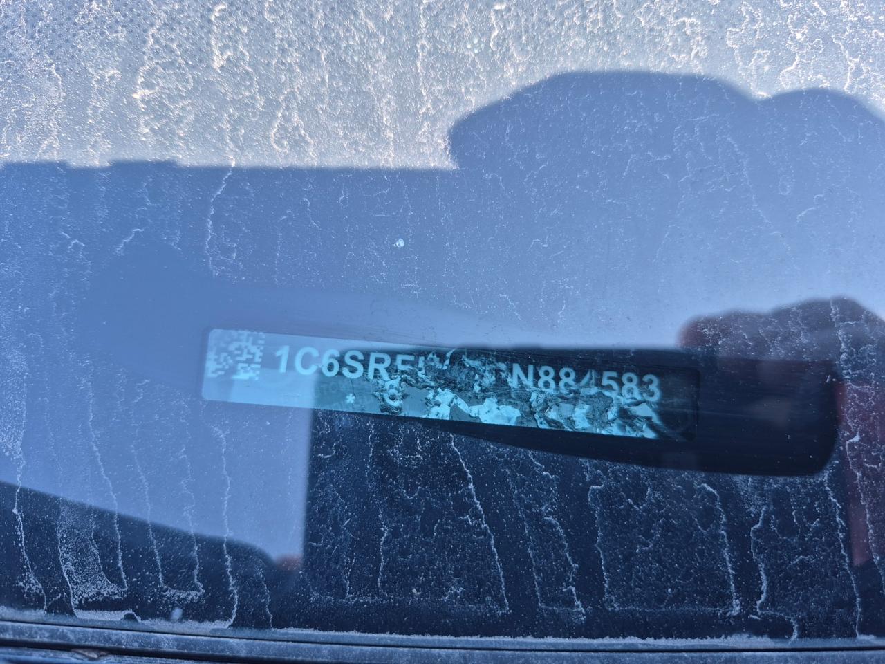 2022 Ram 1500 Trx VIN: 1C6SRFU91NN316289 Lot: 68508595