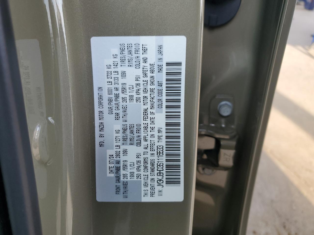 2025 Mazda Cx-70 Preferred VIN: JM3KJBHD3S1116533 Lot: 80076645