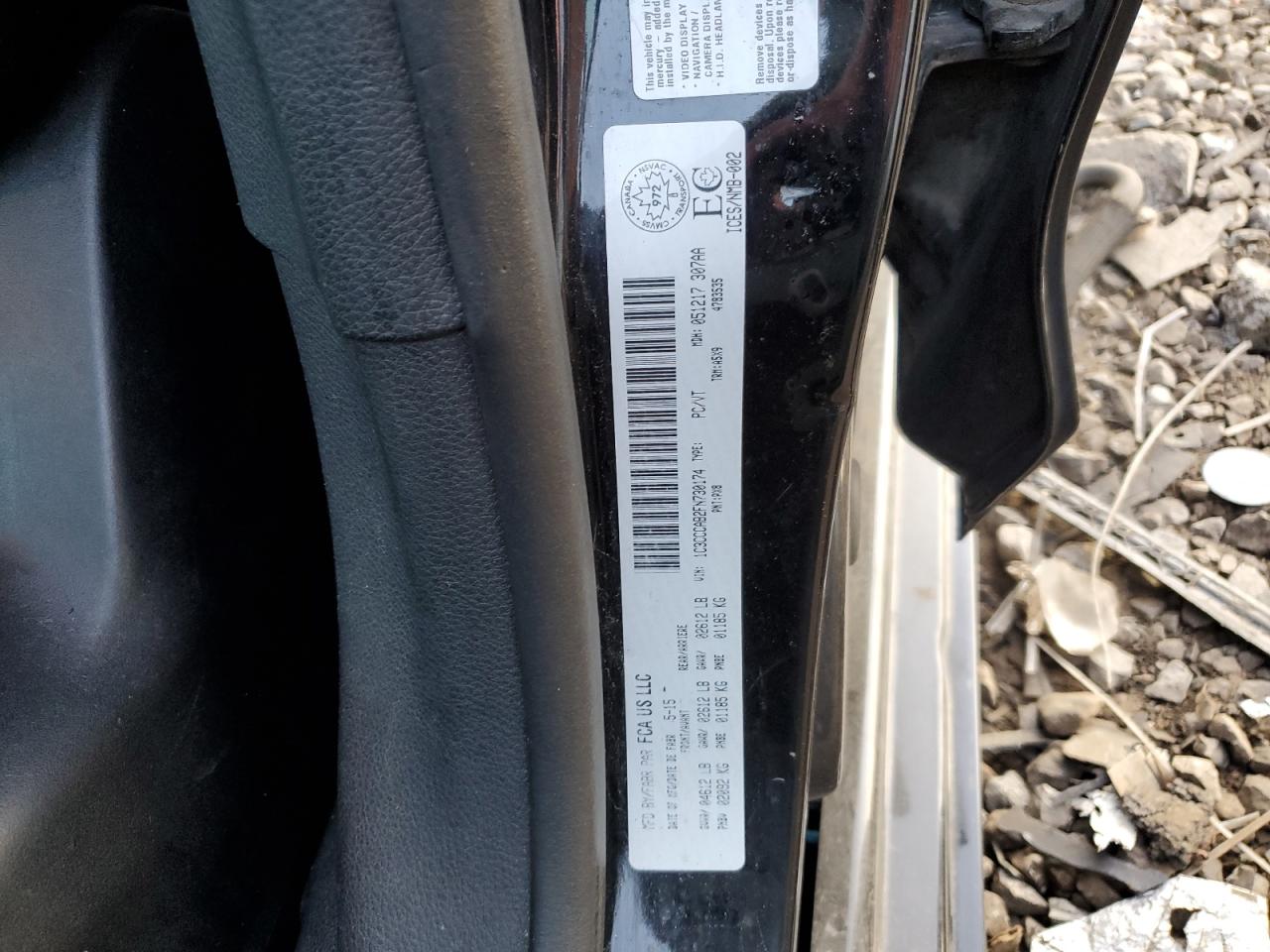 2015 Chrysler 200 Limited VIN: 1C3CCCAB2FN730174 Lot: 80443395