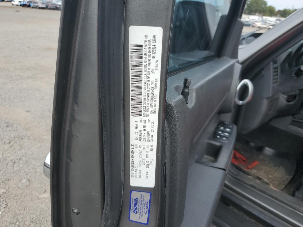 2011 Dodge Nitro Heat VIN: 1D4PU4GKXBW605759 Lot: 81652385