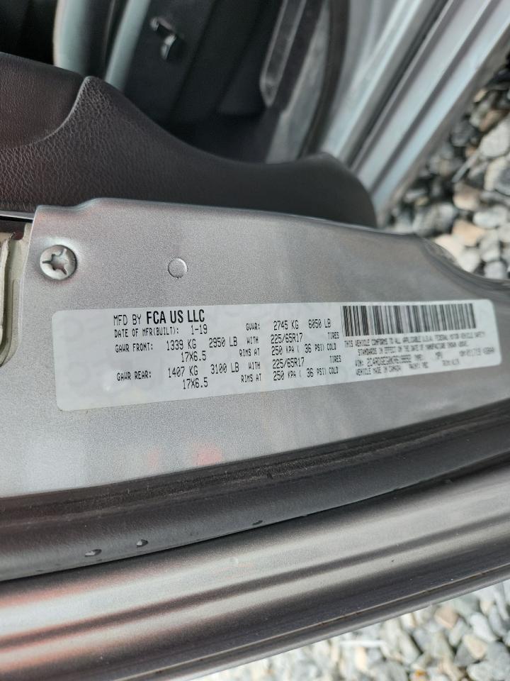 2019 Dodge Grand Caravan Gt VIN: 2C4RDGEG0KR619992 Lot: 83815795
