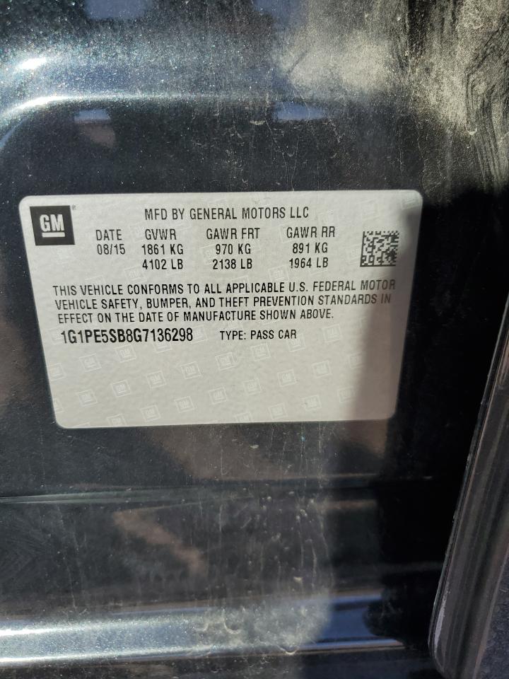 2016 Chevrolet Cruze Limited Lt VIN: 1G1PE5SB8G7136298 Lot: 84418715