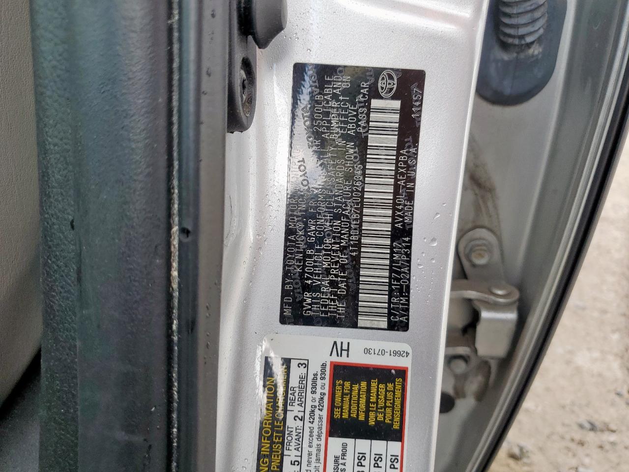 2014 Toyota Avalon Hybrid VIN: 4T1BD1EB7EU026345 Lot: 82133365