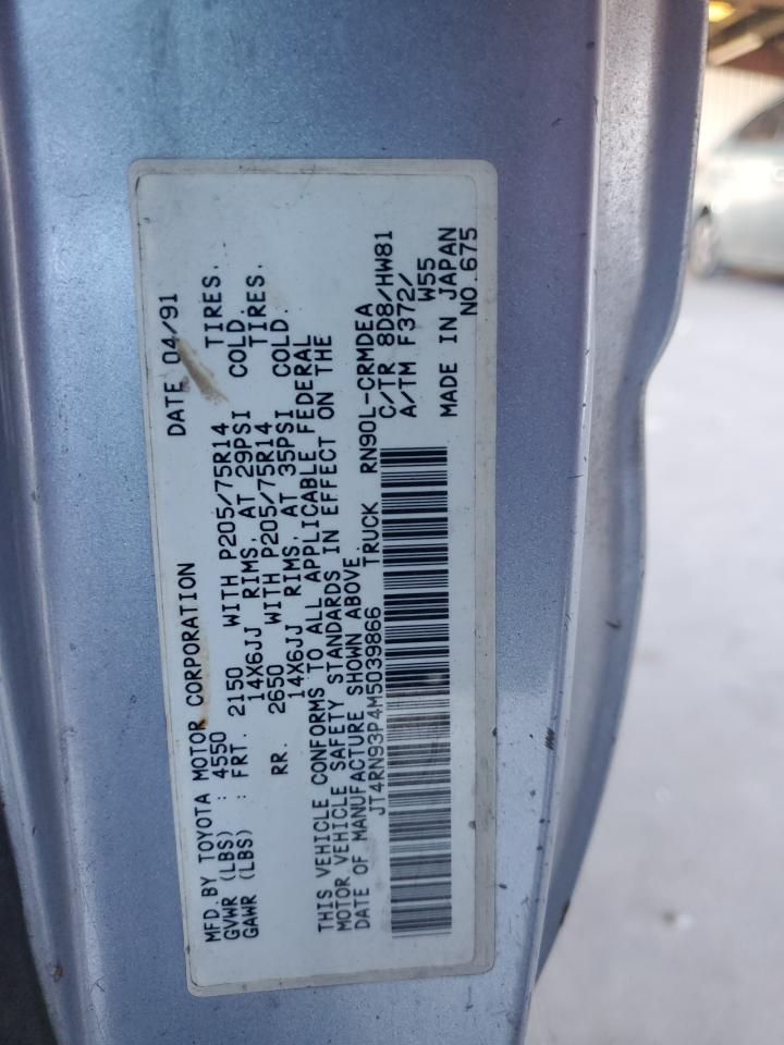 1991 Toyota Pickup 1/2 Ton Extra Long Wheelbase Dlx VIN: JT4RN93P4M5039866 Lot: 72102885