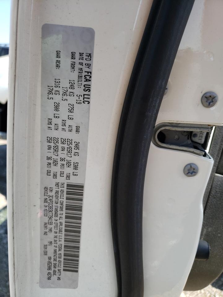 2019 Dodge Journey Se VIN: 3C4PDCBB3KT794159 Lot: 71418165