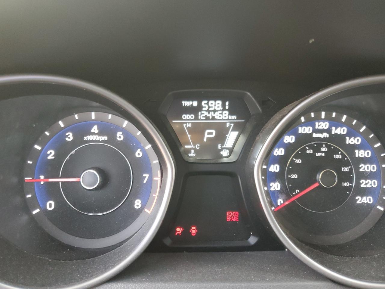 2012 Hyundai Elantra Gls VIN: 5NPDH4AEXCH084542 Lot: 80881925