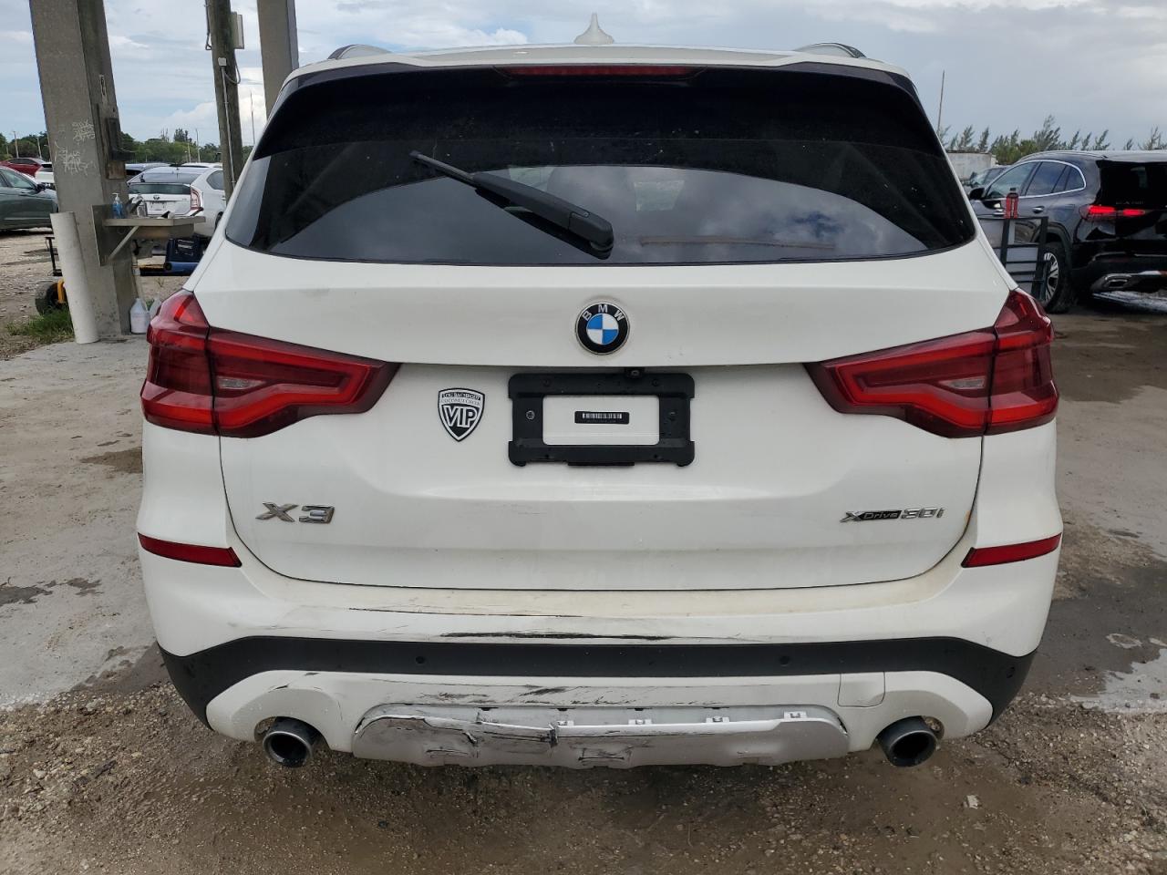 2021 BMW X3 xDrive30I VIN: 5UXTY5C04M9E82991 Lot: 71996785