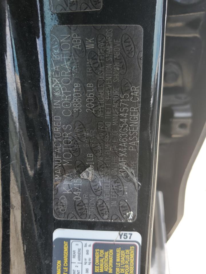 2016 Kia Forte Lx VIN: KNAFX4A63G5445715 Lot: 80829625