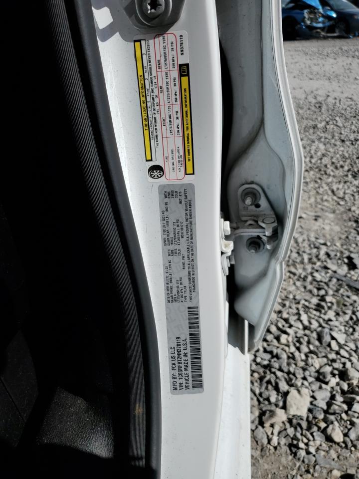 2022 Ram 1500 Big Horn/Lone Star VIN: 1C6SRFBT2NN378119 Lot: 81876315