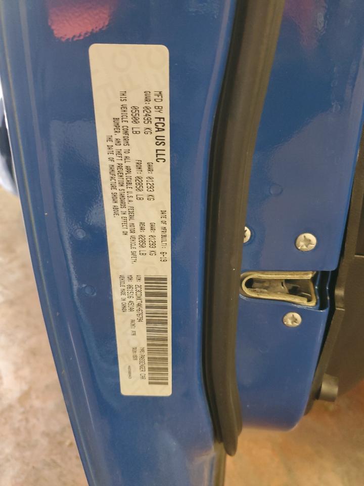 2019 Dodge Charger Police VIN: 2C3CDXKT4KH676794 Lot: 83967735