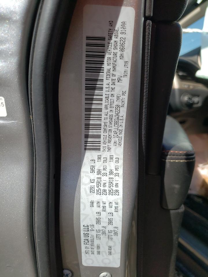 2016 Jeep Cherokee Latitude VIN: 1C4PJLCB8GW342250 Lot: 71993915