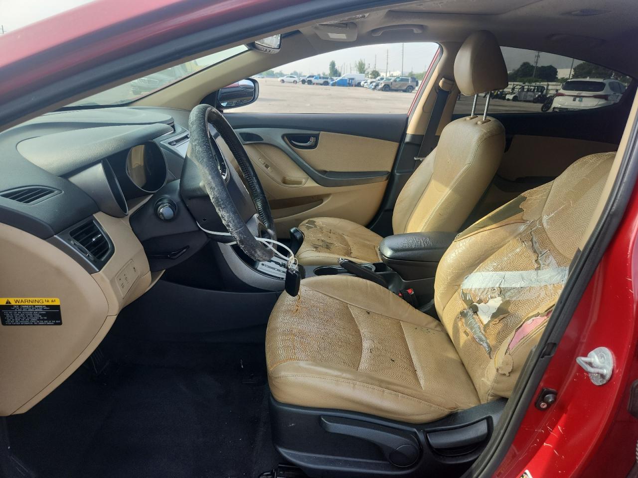 2012 Hyundai Elantra Gls VIN: KMHDH4AE4CU490107 Lot: 71772425