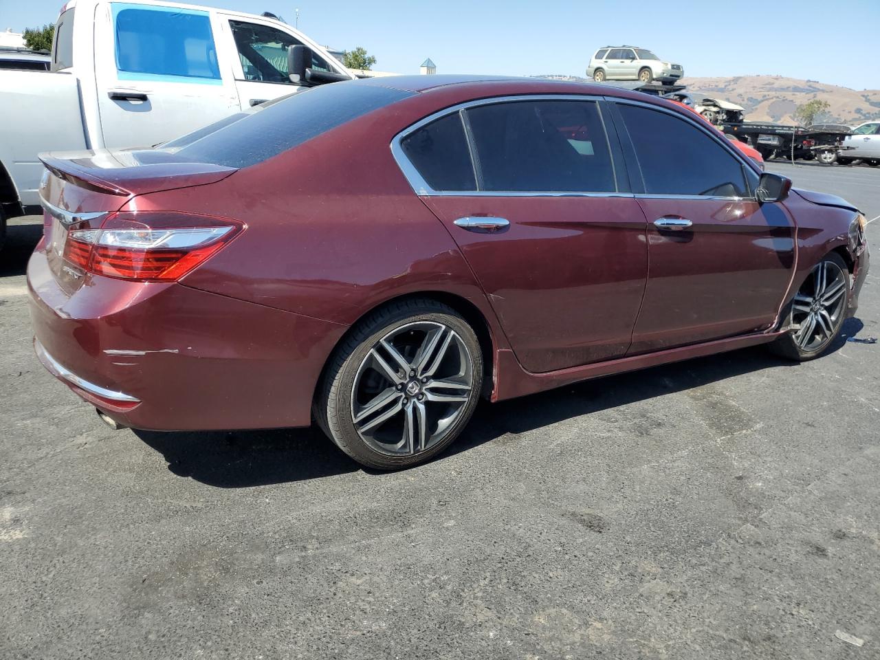 2016 Honda Accord Sport brown sedan gas 1HGCR2F69GA117298 photo #4
