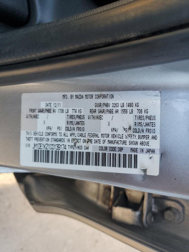 2012 Mazda Mazda2 VIN: JM1DE1KZ1C0139174 Lot: 84405965