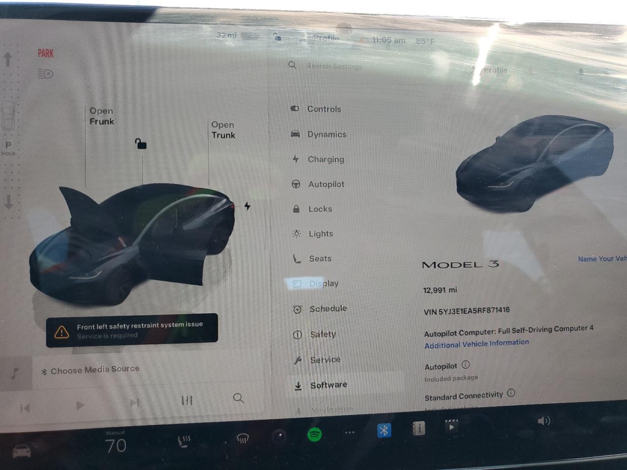 2024 Tesla Model 3 VIN: 5YJ3E1EA5RF871416 Lot: 83764445