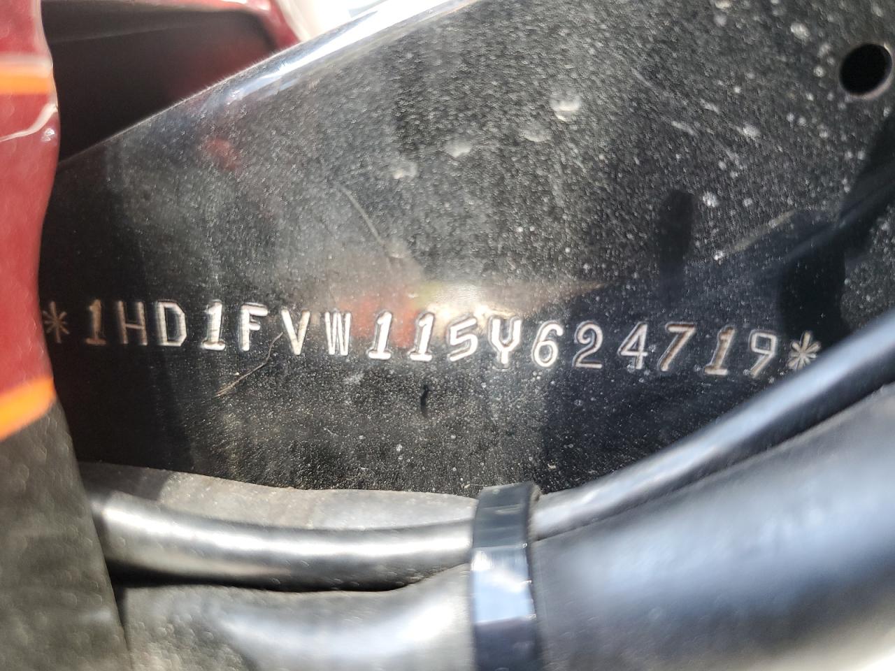 2005 Harley-Davidson Flhti VIN: 1HD1FVW115Y624719 Lot: 71244875