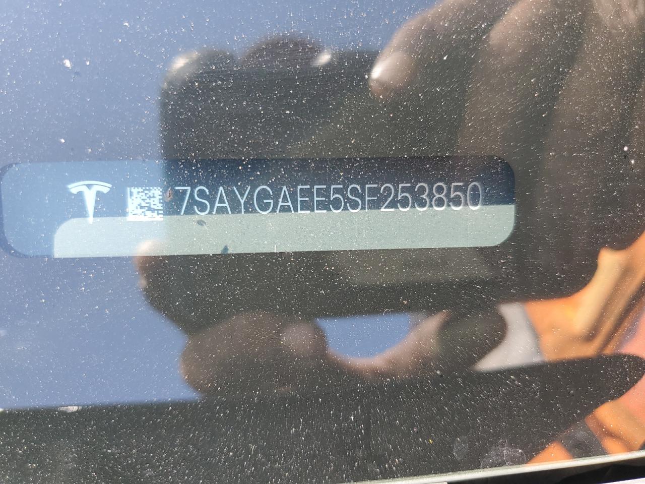 2020 Tesla Model Y VIN: 7SAYGAEE5SF253850 Lot: 80724675